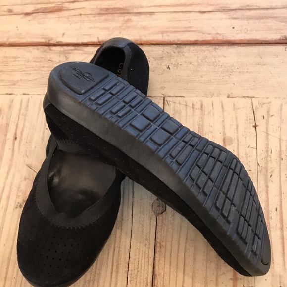 Suede perforated sport ballet flats - Picture 3 of 3